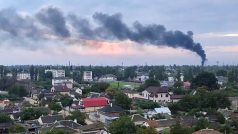 Výbuch na vojenské základně na severu Krymu