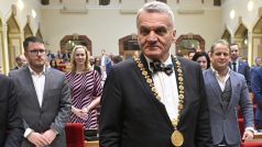 Nově zvolený primátor Bohuslav Svoboda (ODS)