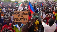 Protifrancouzské protesty v Nigeru