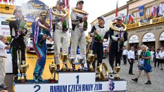 Vtězem Barum Rally ve Zlíně se stal už podesáté v kariéře Jan Kopecký