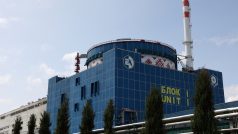 První blok Chmelnické jaderné elektrárny u Netyšína na západní Ukrajině