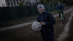 Ukrajinské děti v Černihivu