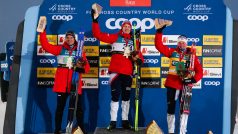 Český běžec na lyžích Michal Novák obsadil v závodě na 20 kilometrů volně ve Světovém poháru druhé místo