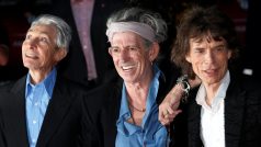 Kapela Rolling Stones - Charlie Watts, Keith Richards a Mick Jagger