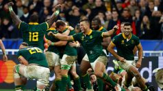 Ragbisté Jihoafrické republiky se radují z titulu mistrů světa