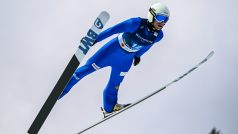 Český skokan na lyžích Roman Koudelka během mistrovství světa v Planici