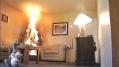 Jak rychle plameny zničí celý byt?