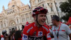 Chris Froome slaví v Madridu vítězství na Vueltě
