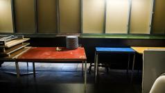 Původní barevné stoly navržené pro Thermal.