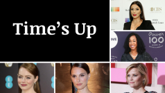 Iniciativa Time&#039;s Up. Její členkami jsou třeba herečky Natalie Portmanová, Eva Longoria, Emma Stonová, Reese Whitherspoonová nebo producentka Shonda Rhimesová.