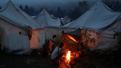 Uprchlíci v Bosně - tábor Vučjak