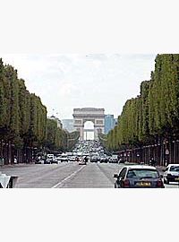 Champs Elysées a Vítězný oblouk