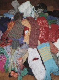 Ponožky pro děti z dětského domova