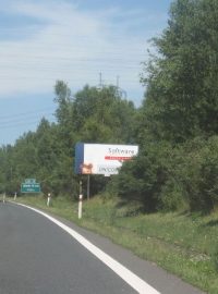 Billboardy v katastru Berouna, které Děti Země požadují odstranit