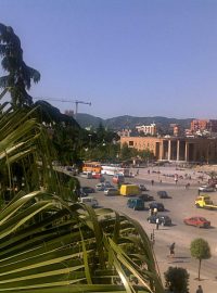 Tirana -Skanderbergovo náměstí