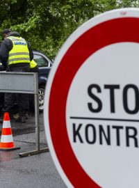 Kontroly na česko-německé hranici v Hřensku