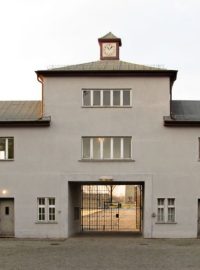 Brána do koncentračního tábora Sachsenhausen