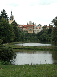 park a zámek v Průhonicích