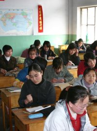 Čínští studenti chodí do školy šest dní v týdnu