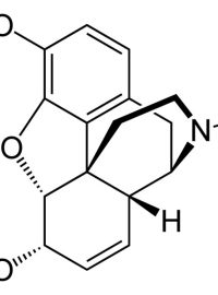 Strukturní vzorec morfinu