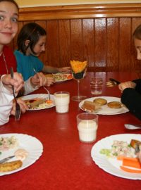 Školní jídelna - Švédsko