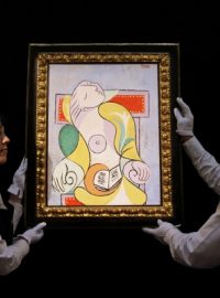 Picassův obraz Četba se prodal  za 25 milionů liber