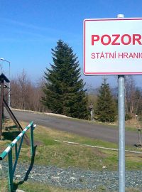 Státní hranice Polsko cedule značka
