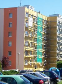 Zateplování panelových domů ve Vlašimi (1)
