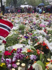Oslo, masakr, lidé truchlí