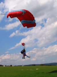 paragliding, tandemový seskok