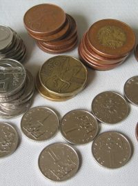 české peníze, mince, koruny