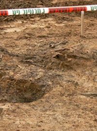 Hrob u Dobronína byl odkryt v srpnu 2010