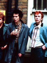 Kapela Sex Pistols v roce 1977