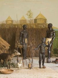 Africká vesnice v muzeu