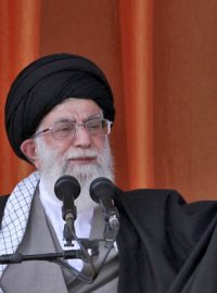 Íránský nejvyšší duchovní vůdce ajatolláh Alí Chameneí