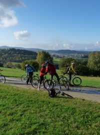 Cyklistická stezka u Zwieselu