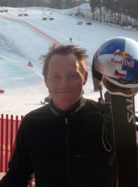 Skikrosař Tomáš Kraus po vítězství ve Špindlerově mlýně (ilustrační foto)