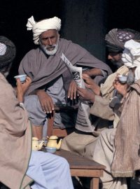 Balúčové v čajovně v pákistánské Kvétě