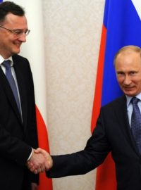 Petr Nečas se v Soči setkal s ruským prezidentem Vladimirem Putinem