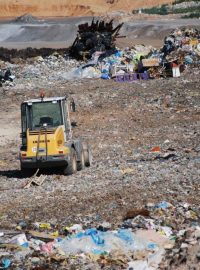 Skládka komunálního odpadu v Chotíkově u Plzně