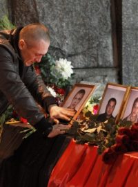 Rusko, Volgograd. Pieta za oběti prosincových atentátů