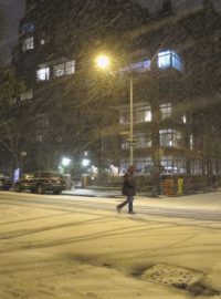 New York se připravuje na prudké zhoršení počasí a silnou sněhovou bouři. 2. 1. 2014