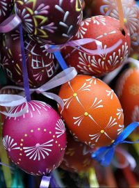 Velikonoce, kraslice, malované vejce