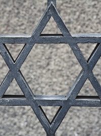 Davidova hvězda, symbol židovského náboženství (Ilustrační snímek)