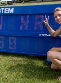 Sedmibojařka Eliška Klučinová zvítězila na mezinárodním atletickém mítinku v Kladně v novém českém rekordu