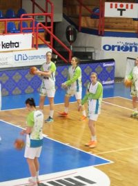 Basketbal žen. Basketbalistky Imosu Brno