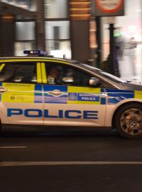 Britská policie, policejní auto, vůz, Velká Británie, policie ve Velké Británii (ilustrační foto)