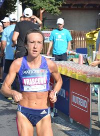 Eva Vrabcová na ústeckém půlmaratonu zářila.
