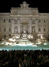 Po roční rekonstrukci otevřeli v Římě slavnou fontánu di Trevi