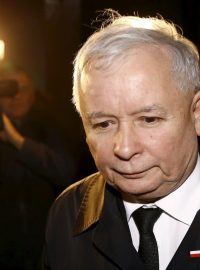 Šéf vítězné polské strany Právo a spravedlnost Jaroslaw Kaczynski